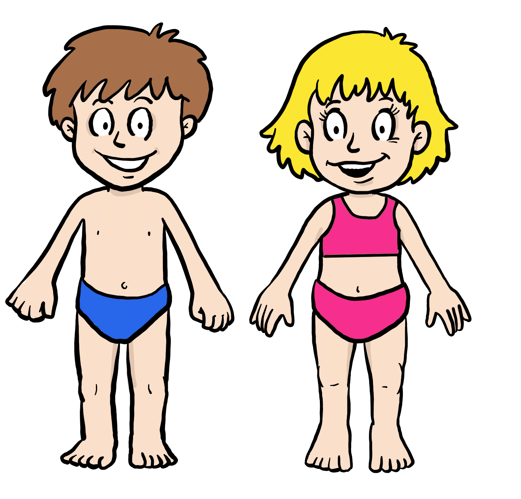 A girl and boy
