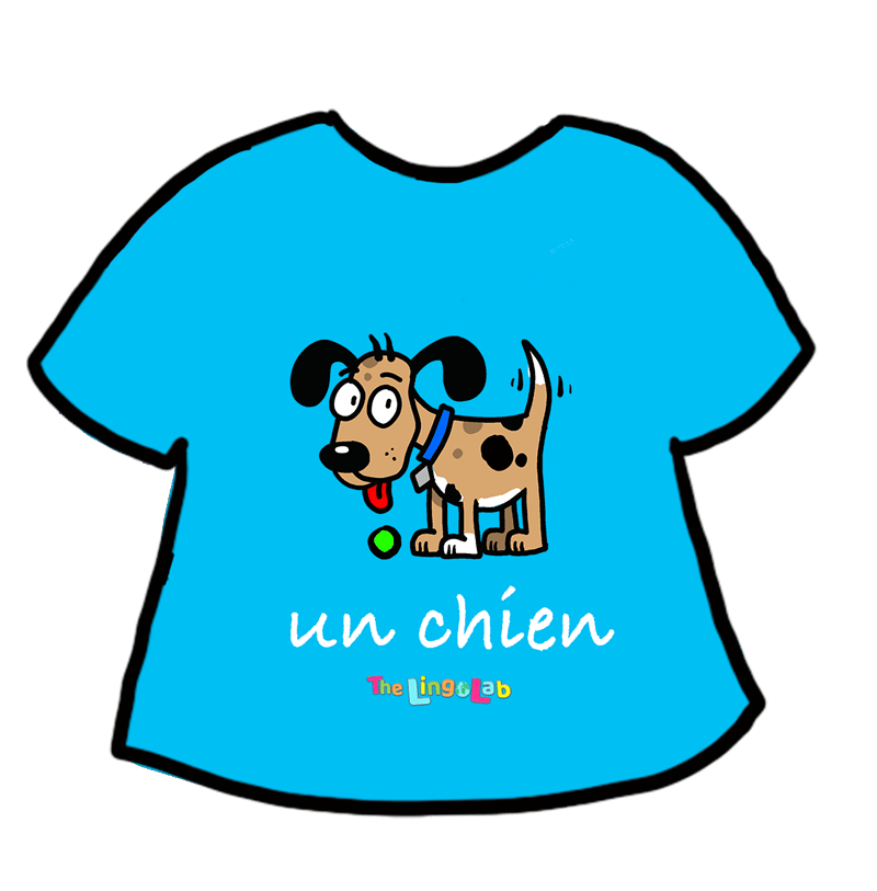 The LingoLab T-shirt un chien